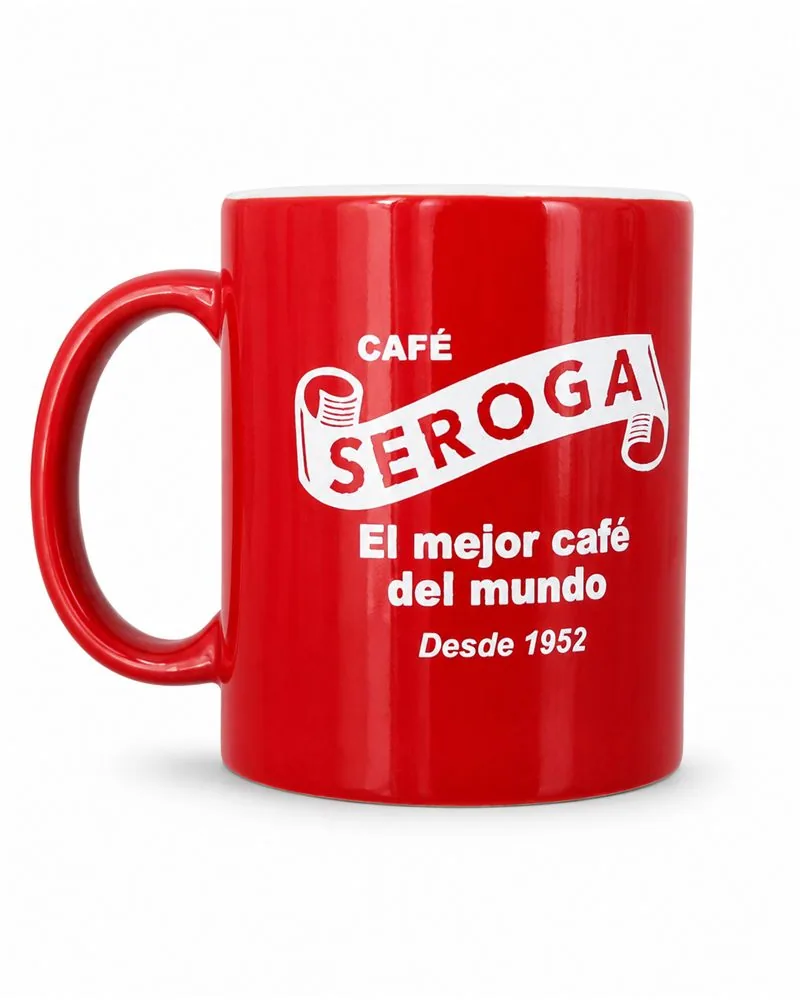 Taza roja Café SEROGA